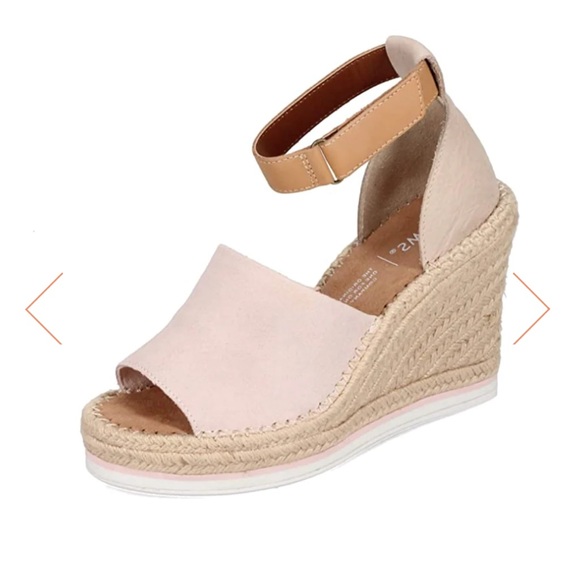 Lightly used ♥️TOMS Marisol wedge in 9.5 - Picture 1 of 9